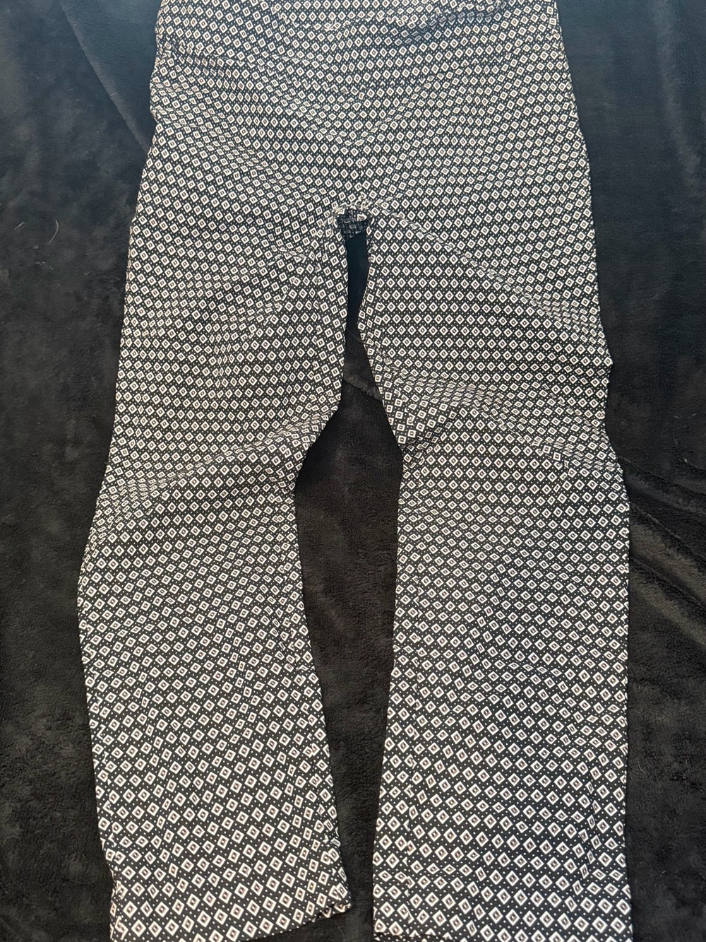 Jules & Leopold Black and White Geometric Pants
